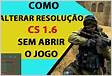 Como alterar resolução de um jogo sem alterar a resolução